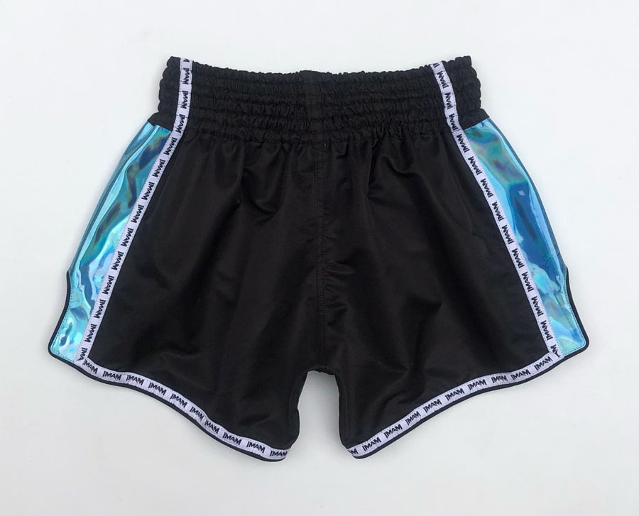 Muay Thai Holographic Shorts (Black)